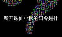 新开诛仙小秋的口令是什么
